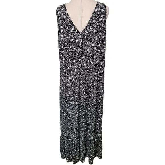 Decjuba Size 10 Sleeveless Maxi Dress With Pockets Relaxed Fit V Neck - Picture 6 of 9